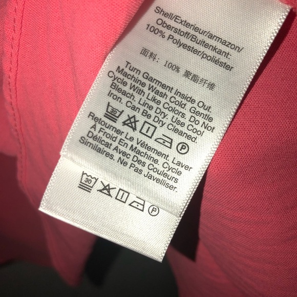 DKNY orange flutter sleeve flounce hem knee loose fit feminine dress Size‎ 4 new - Picture 13 of 16